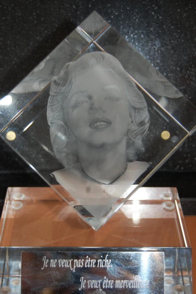 gravure en crystal